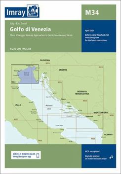 Map M34 GOLFO DI VENEZIA [French] Book