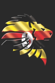 Paperback Uganda Notebook: Uganda Notebook college book diary journal booklet memo composition book 120 sheets - Dot Grid paper 6x9 inch Book