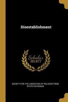 Paperback Disestablishment Book