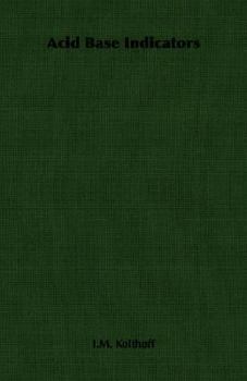 Paperback Acid Base Indicators Book