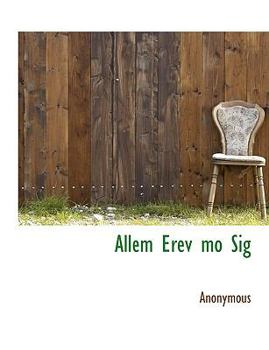 Paperback Allem Erev Mo Sig [Italian] Book