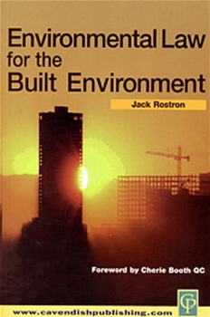 Paperback Environmental Law for the Built Environment Book