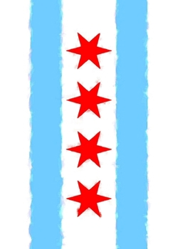 Paperback Chicago Flag Watercolor Journal Book
