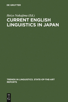 Hardcover Current English Linguistics in Japan Book