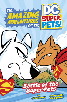 Hardcover Battle of the Super-Pets Book