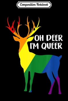 Composition Notebook: Oh Deer Im Going To Be a Grandma Christmas  Journal/Notebook Blank Lined Ruled 6x9 100 Pages