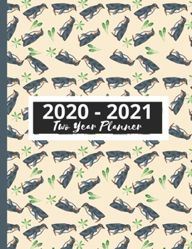 2020 - 2021 Two Year Planner: Penguin Themed Planner Jan 1, 2020 to Dec 31, 2021 | Weekly And Monthly Planner Including Calendar Views