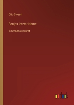 Paperback Sonjas letzter Name: in Großdruckschrift [German] Book