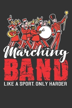 2020 Week To View Dated Planner Diary: 6x9 Inches Paperback Marching Band Like A Sport Only Harder