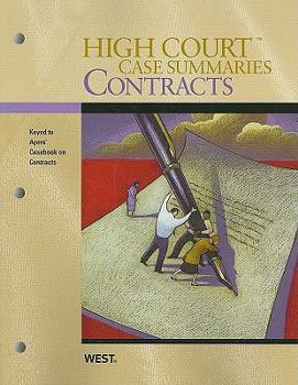 Paperback High Court Case Summaries on Contracts Keyed to Ayres Book