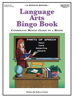 Paperback Language Arts Bingo Book: Complete Bingo Game In A Book
