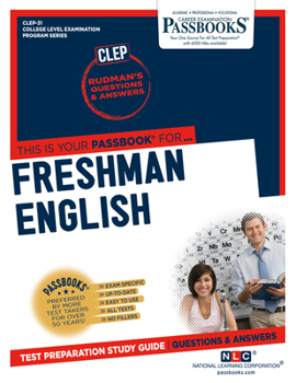 Paperback Freshman English (Clep-31): Passbooks Study Guide Volume 31 Book