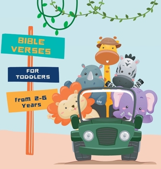 Hardcover Bible Verses for Toddlers from 2-6 years old Book