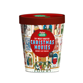 50 Must-Watch Christmas Movies Bucket List 1000-Piece Jigsaw Puzzle