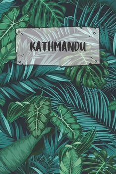 Paperback Kathmandu: Ruled Travel Diary Notebook or Journey Journal - Lined Trip Pocketbook for Men and Women with Lines Book