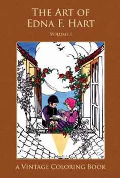 The Art of Edna F. Hart Vintage Coloring Book