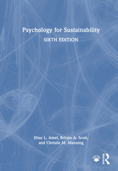 Hardcover Psychology for Sustainability Book