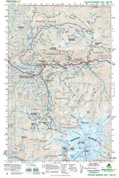 Map Mount Baker, Wa No. 13 Book