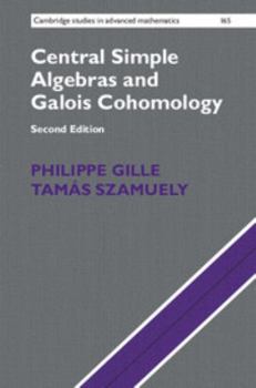 Hardcover Central Simple Algebras and Galois Cohomology Book