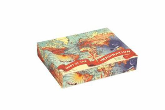 Misc. Supplies Wendy Gold Maps of the Imagination Keepsake Boxed Notecards Book