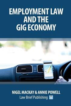 Paperback Employment Law and the Gig Economy Book