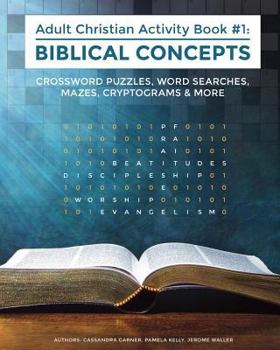 Paperback Biblical Concepts: Adult Christian Activity Book #1 Book