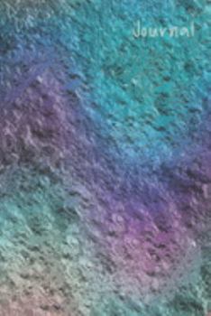 Journal: 105 Page Diary : Unique Lavender & Shades of Aqua Paperback Cover