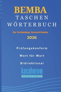 Paperback Taschenwörterbuch Bemba: Chibemba-Deutsch, Deutsch-Chibemba [German] Book