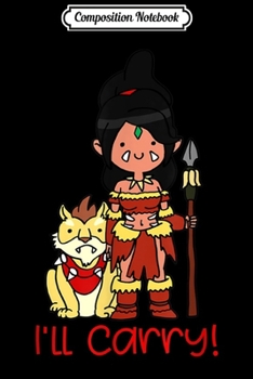 Composition Notebook: Cute Amazon For Men & Women I Gamer Girl Journal/Notebook Blank Lined Ruled 6x9 100 Pages