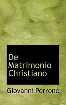Paperback de Matrimonio Christiano Book