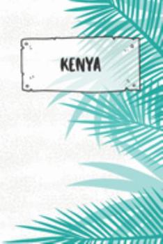 Kenya: Dotted Travel Diary Notebook or Journey Dotted Grid Journal - Holiday Trip Pocketbook for Men and Women with Dots