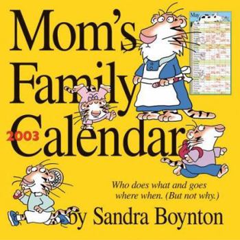 Calendar Mom's Family 2003 Calendar Book