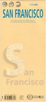 Laminated San Francisco Map by Borch (English, French, Spanish, German and Italian Edition)