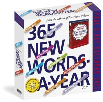 Calendar 365 New Words-A-Year Page-A-Day(r) Calendar 2025: From the Editors of Merriam-Webster Book