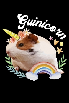 Guinicorn: Guinea Pig Unicorn Guinicorn Lined Notebook Journal Diary 6x9