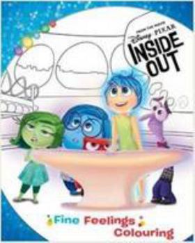Paperback Disney Pixar Inside Out Fine Feelings Colouring Book