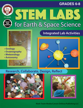 Paperback STEM Labs for Earth & Space Science, Grades 6-8 Book