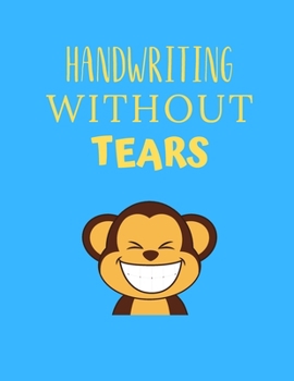 Paperback Handwriting Without Tears: Primary Composition Notebook Story Paper Journal: Dashed Midline And School Exercise Book - 120 Story Pages - Monkey Book