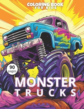 Paperback Monster Trucks: Coloring book for kids Book