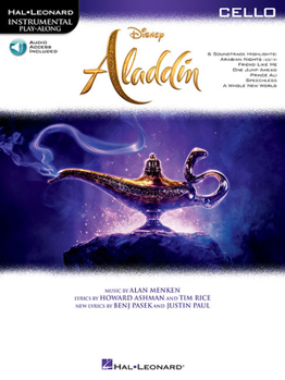 Paperback Aladdin: Instrumental Play-Along Series for Cello Book