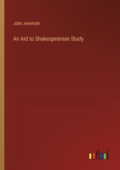 Paperback An Aid to Shakespearean Study Book