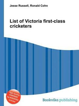 Paperback List of Victoria First-Class Cricketers Book