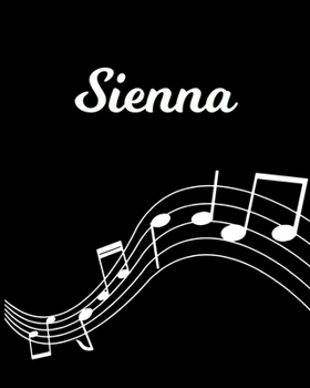 Sienna: Sheet Music Note Manuscript Notebook Paper | Personalized Custom First Name Initial S | Musician Composer Instrument Composition Book | 12 ... Guide | Create Compose & Write Creative Songs
