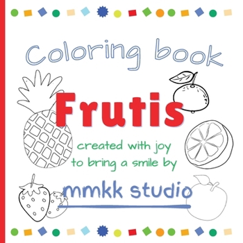 Paperback Fruits Coloring book