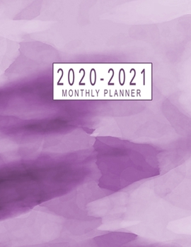 Paperback 2020-2021 Monthly Planner: 2020-2021 Two Year Planner Monthly Jan 2020 - Dec 2021 2 Year Monthly Planner Calendar Schedule Organizer January 2020 Book