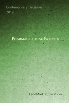 Paperback Pharmaceutical Patents Book