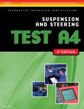 Paperback ASE Test Preparation- A4 Suspension and Steering Book