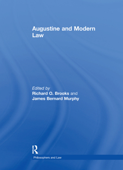 Paperback Augustine and Modern Law Book