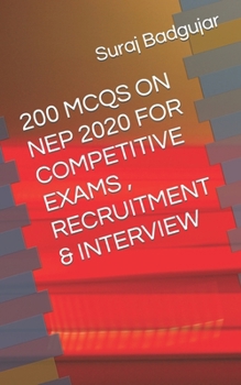 Paperback 200 McQs on Nep 2020 for Competitive Exams, Recruitment & Interview Book