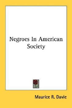 Paperback Negroes In American Society Book